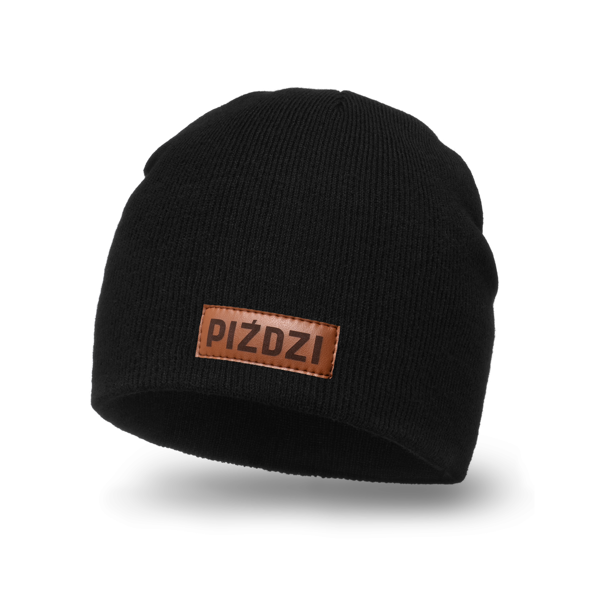 CZAPKA ZIMOWA CZARNA PIŹDZI