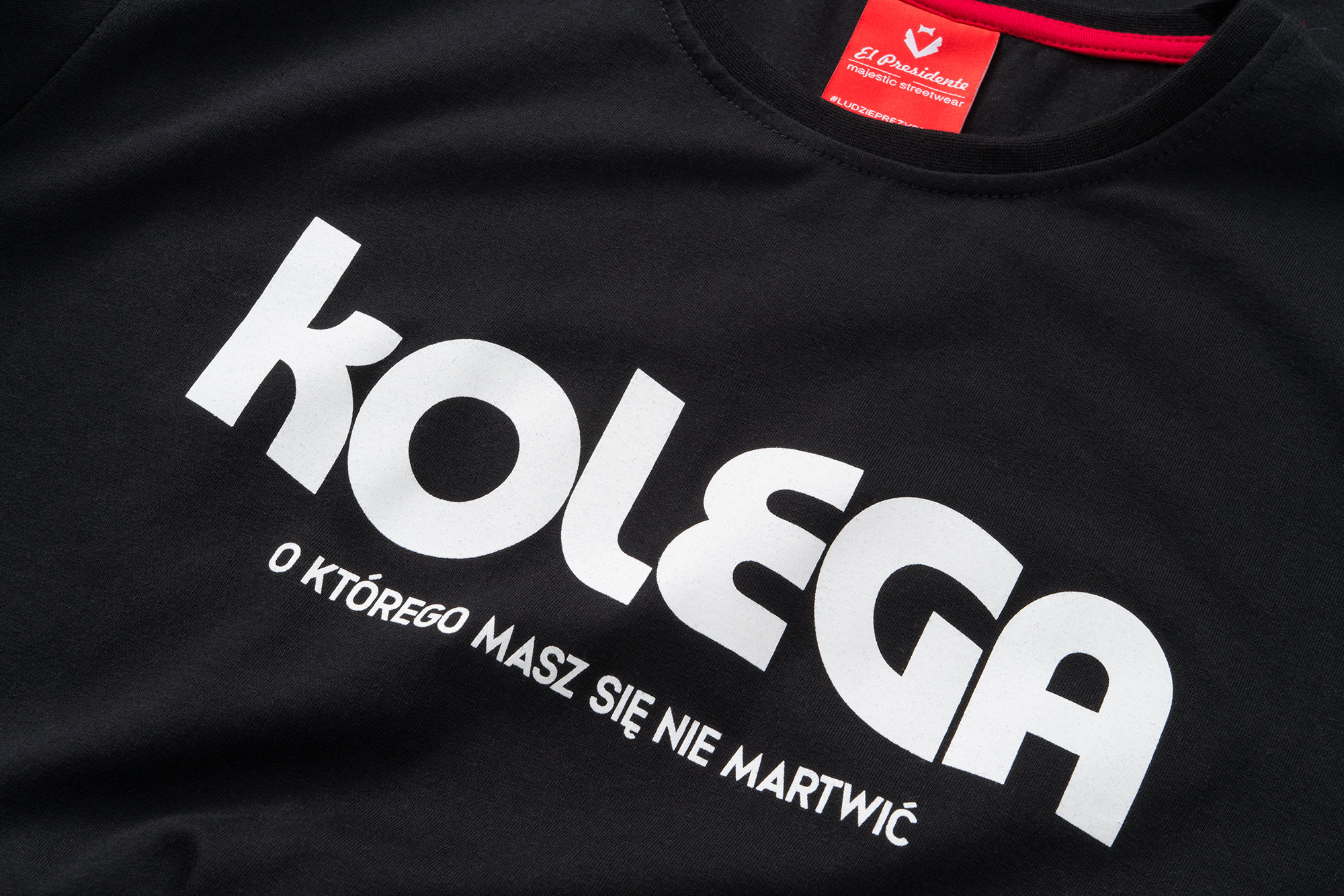 kolega o którego masz się nie martwić koszulka z nadrukiem