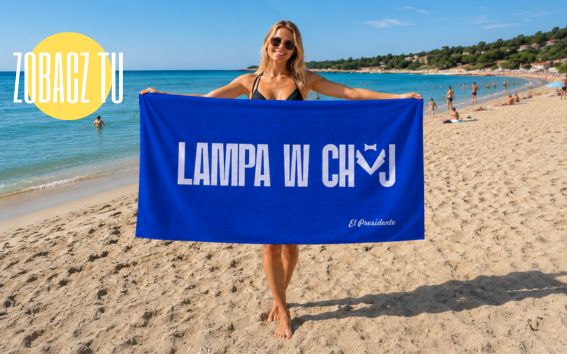 Ręcznik Plażowy Lampa w Chuj