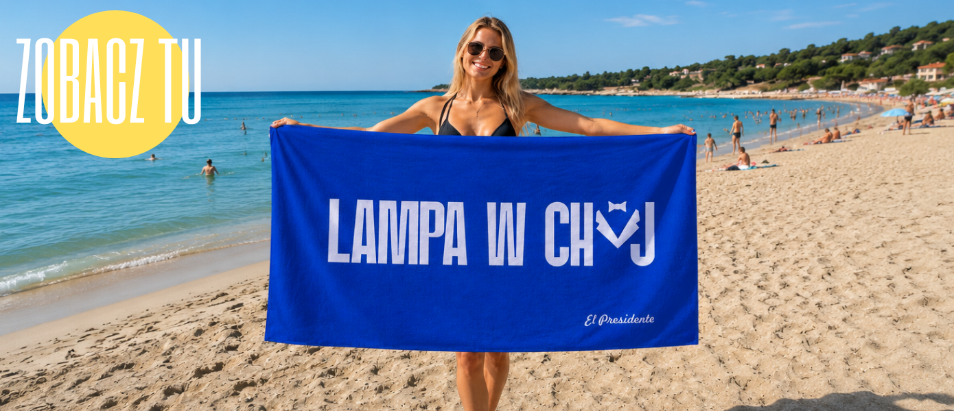 Ręcznik Plażowy Lampa w Chuj